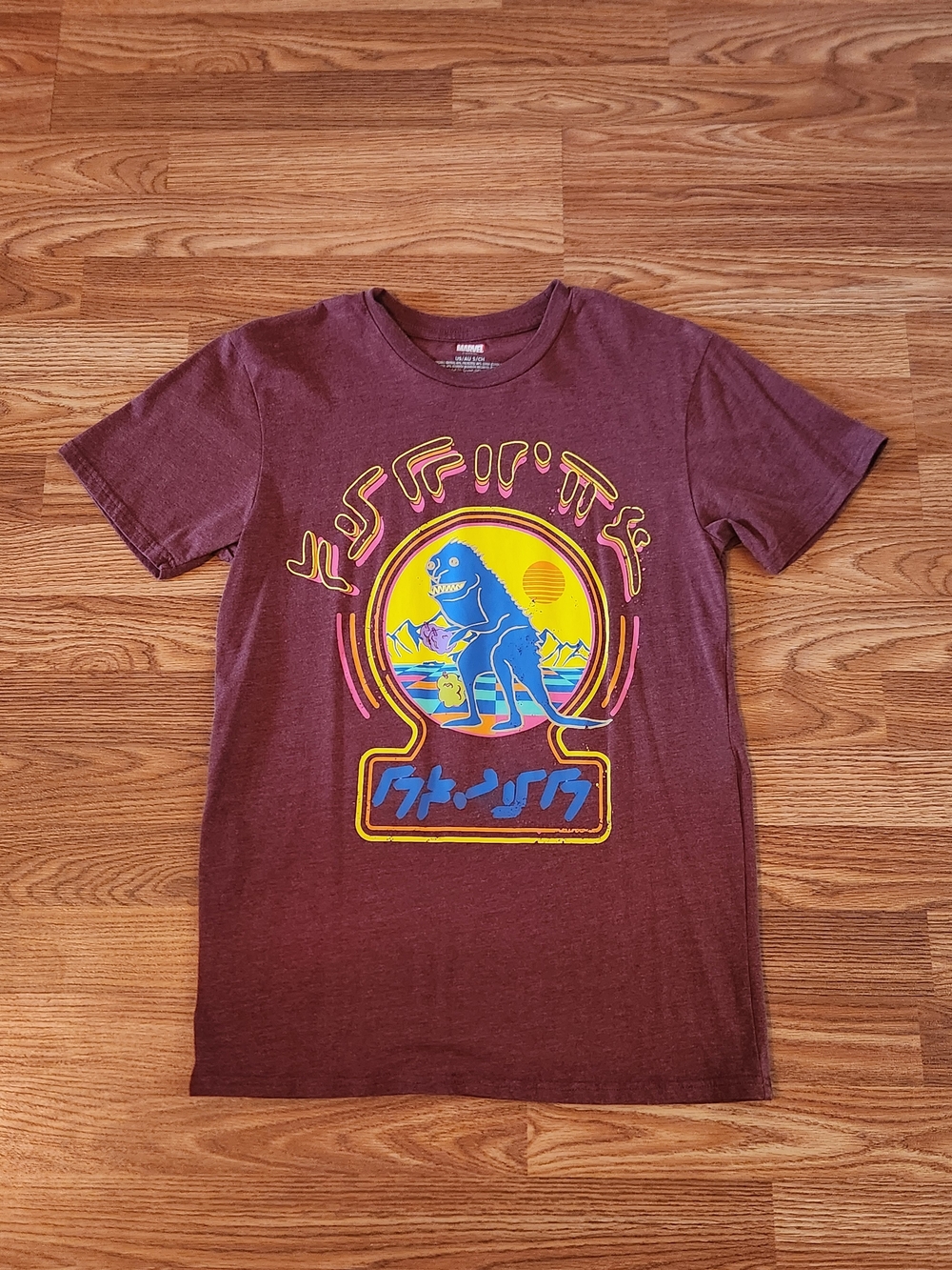 Marvel Guardians of the Galaxy Vol. 3 Starlord T-shirt maroon tee